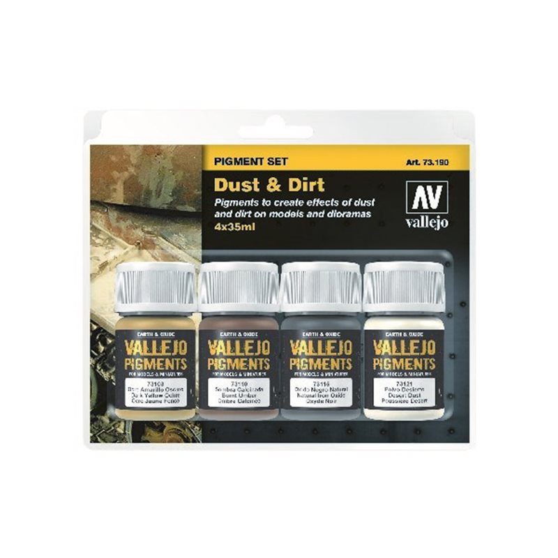 Dust & Dirt Pigment 4x35ml set
