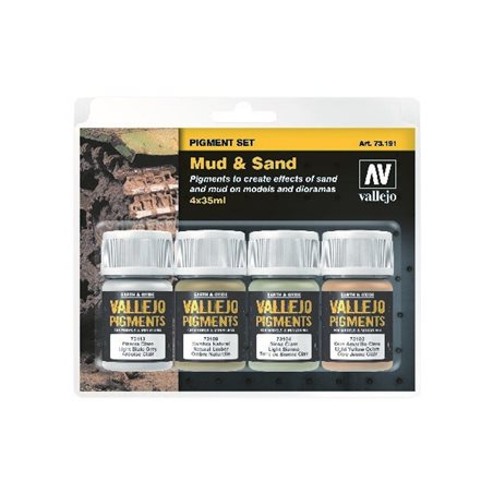 Mud & Sand Pigment 4x35ml set