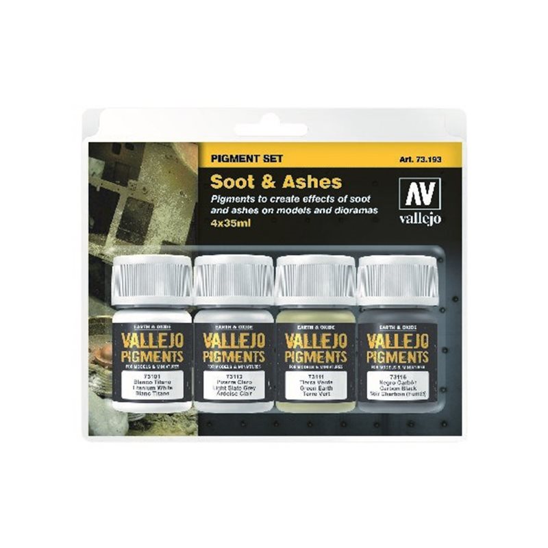 Soot & Ashes Pigment 4x35ml set