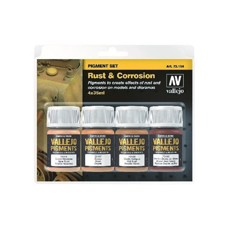 Rust & Corrosion Pigment 4x35ml set