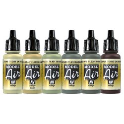 Model Air set British caunter colors 6x17ml