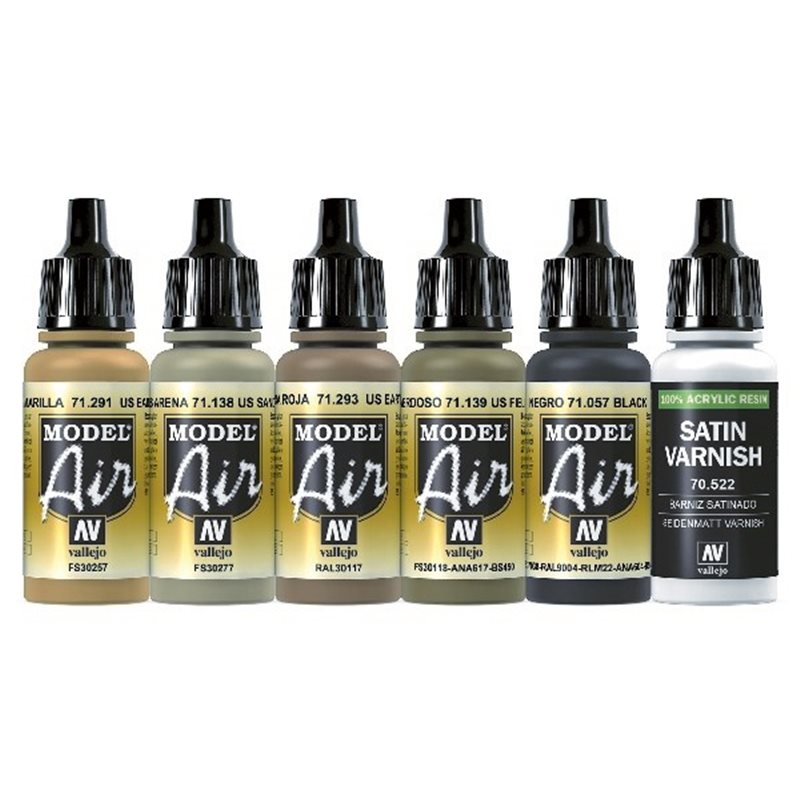 Model Air set MERDC desert colors 6x17ml