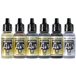 Model Air set Wheels & Tracks 6x17ml 