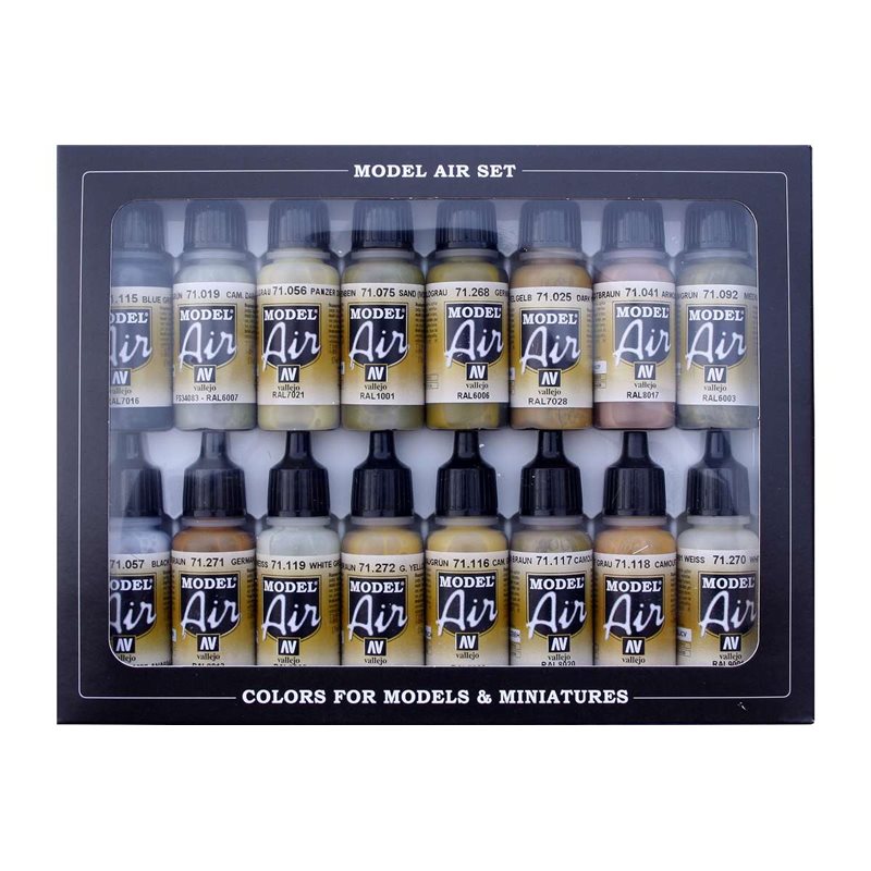 Model Air set 'German WWII Europe & Africa' 16 col