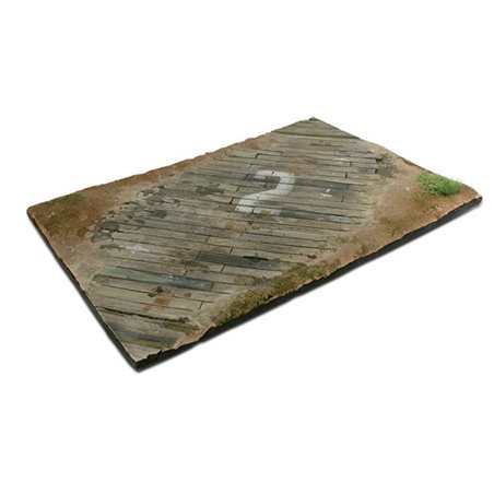 Scenics Diorama Bases Wooden Airfield Surfac 31x21