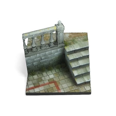 Scenics Diorama Bases City Stairs 7x7x6cm