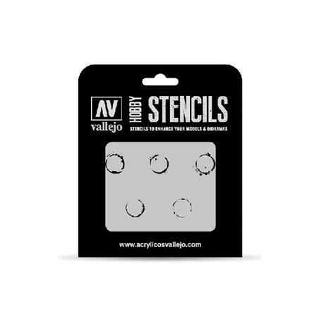 Stencil Drum Oil Markings