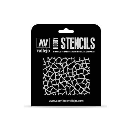 Stencil Giraffe Camo WWII