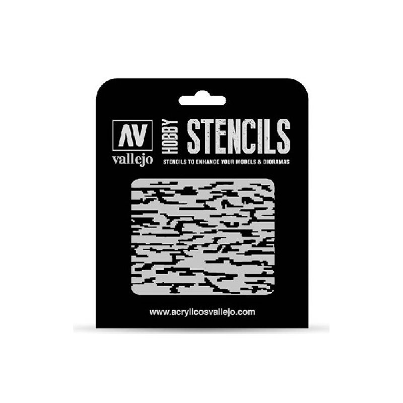 Stencil Pixelated Modern Camo