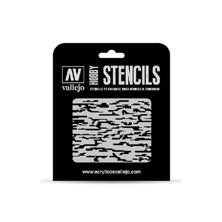 Stencil Pixelated Modern Camo