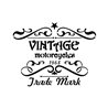 Stencil Vintage Motorcycles Sign