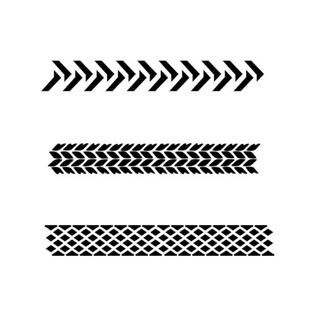 Stencil Tyre Markings