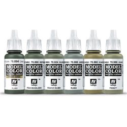 WWII Soviet Armour & Infantry 6 colors