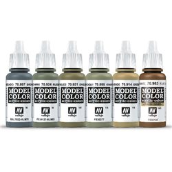 WWII British Armour & Infantry 6 colors