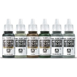 WWII German Infantry 6 colors