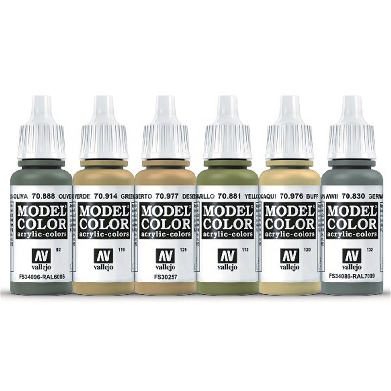 WWII Italian Armour & Infantry 6 colors