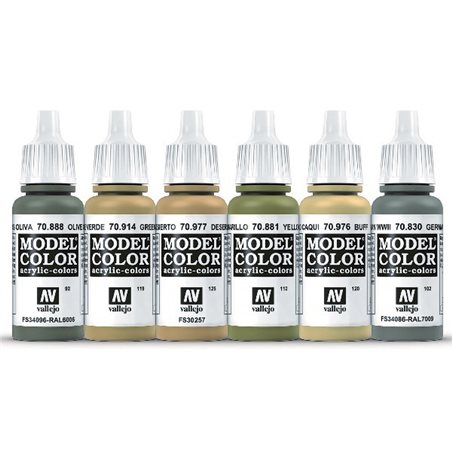 WWII Italian Armour & Infantry 6 colors