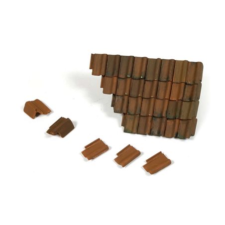 Damaged Roof Section and Tiles