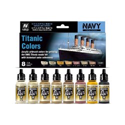 Model Air set Titanic colors 8x17ml navy colors