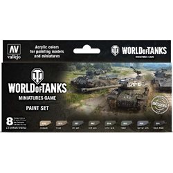 World of Tanks - Miniatures game paint set 8 color