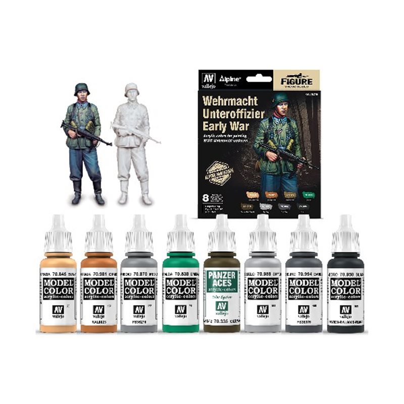Wehrmacht Unteroffizier Early War 8 colors