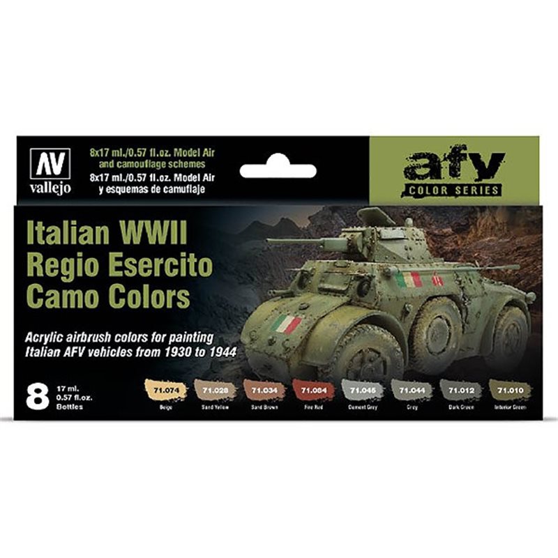 Italian WWII Regio Esercito Camo Colors 1930-1944 