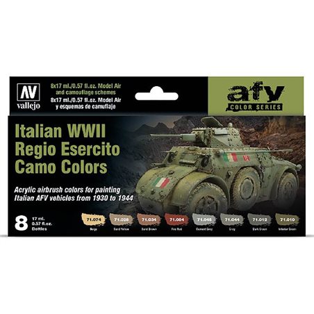 Italian WWII Regio Esercito Camo Colors 1930-1944 