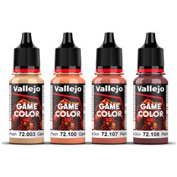 Game Color, pale skin set 4x18ml 
