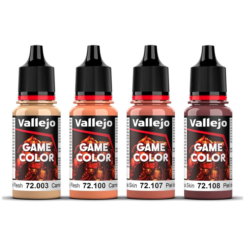 Game Color, pale skin set 4x18ml 