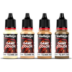 Game Color, tanned skin set 4x18ml 