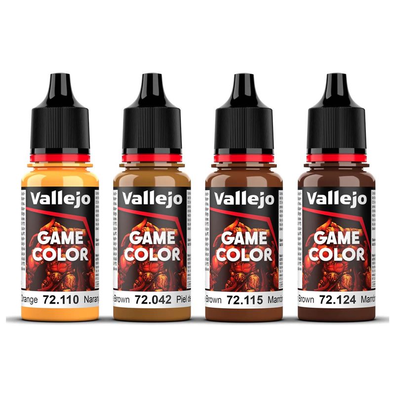 Game Color, leather set 4x18ml 