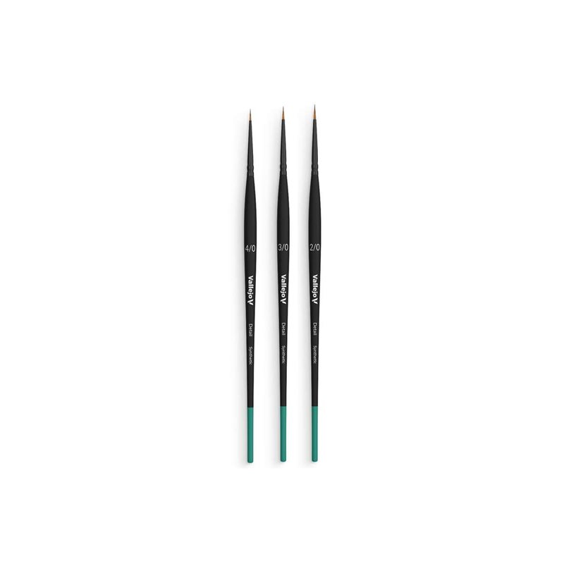 Brush definition set synthetic hair (4,0/3,0/2,0)
