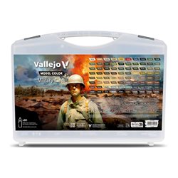 Model Color Military set 76 colors + 4 auxiliaries