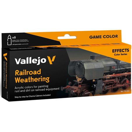 Model Color set Railroad Weathering, Chema Cabrero