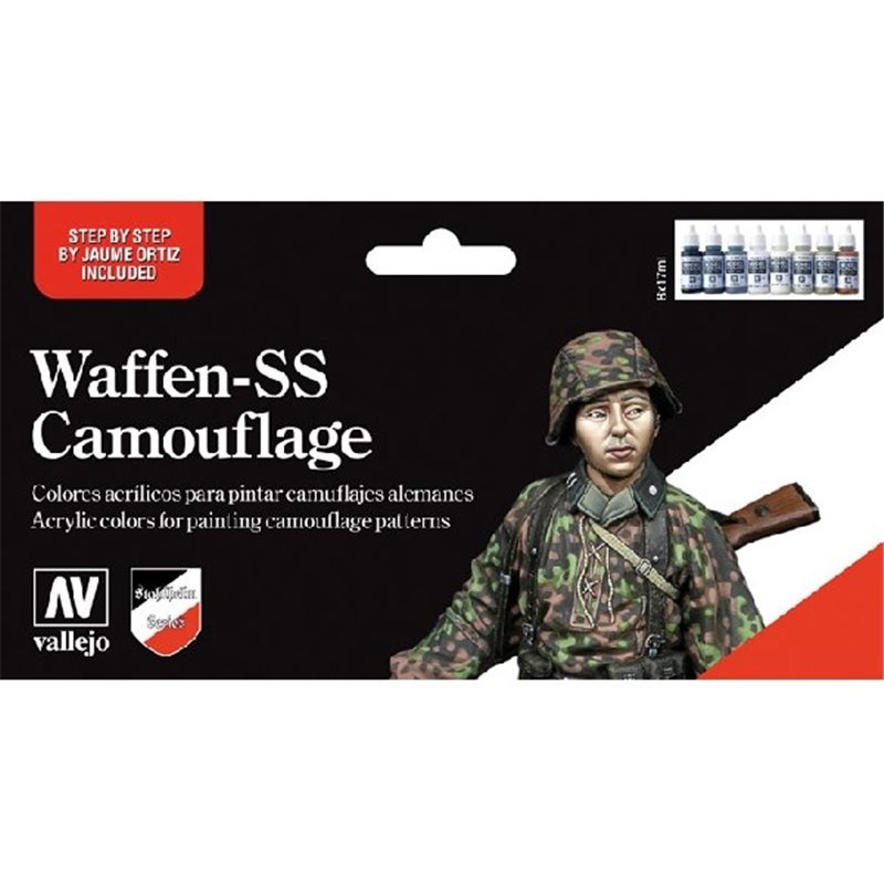 Waffen-SS Camouflage Set -8 color set 17 ml.