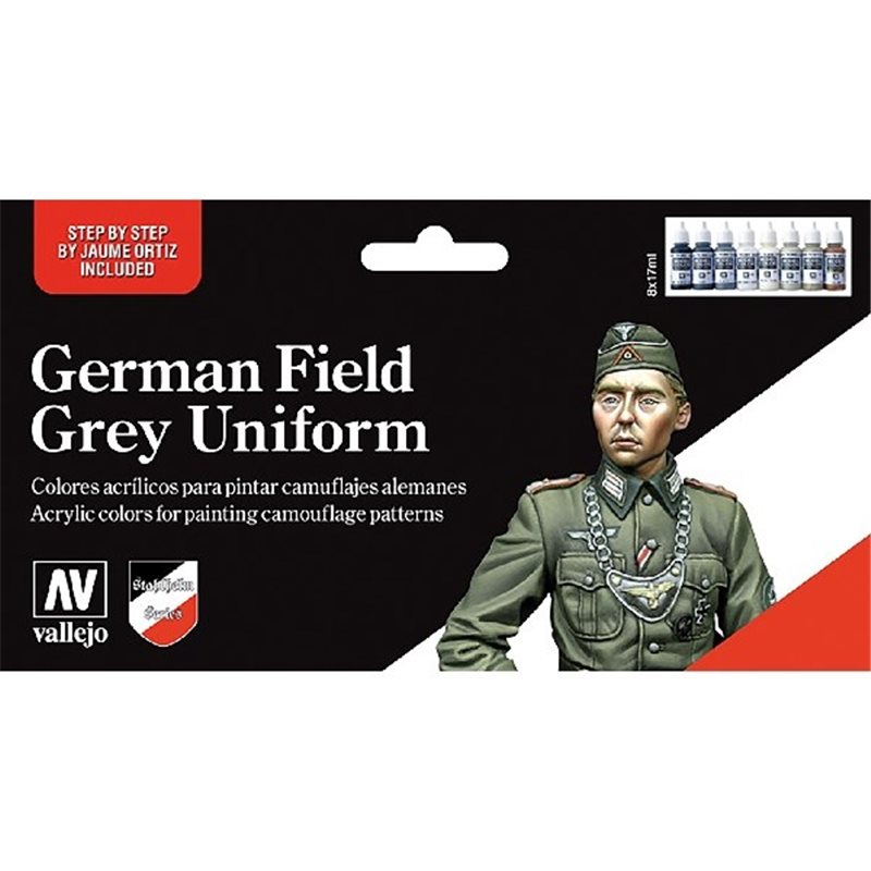 German Field Grey Uniform-8 color set 17 ml.