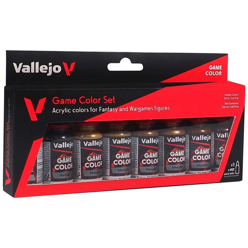 Metallic color set 8 colors