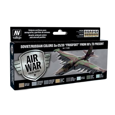 Soviet/Russian colors Su-25/39 'Frogfoot' 8x17ml