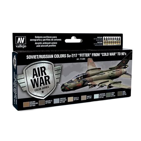 Soviet/Russian colors Su-7/17 'Fitter' 8x17ml