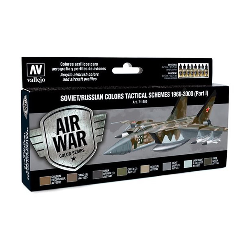 Soviet/Russian colors Tactical 1960-2000 8x17ml