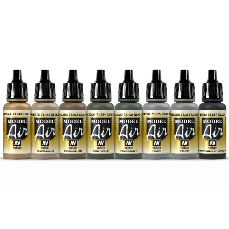 USAF colors post WWII Aggressor part I 8x17ml