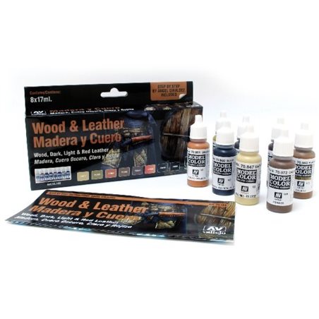 Model set Effects, wood, leater by Angel Giraldez 