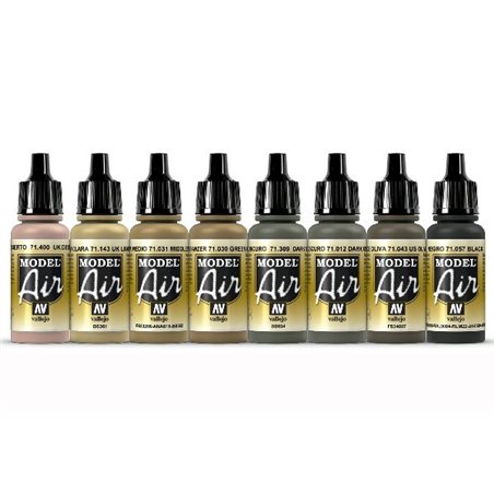 WWII British Colors Africa 1939-1943 8x17ml