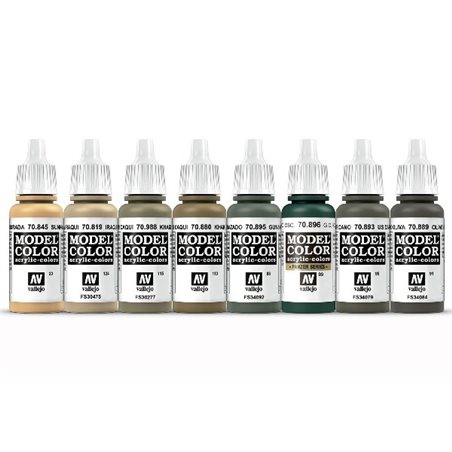 WWII US Tank Crew 8x17ml