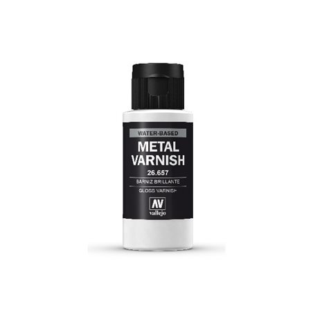 Auxiliary Gloss Metal Varnish, 60ml.