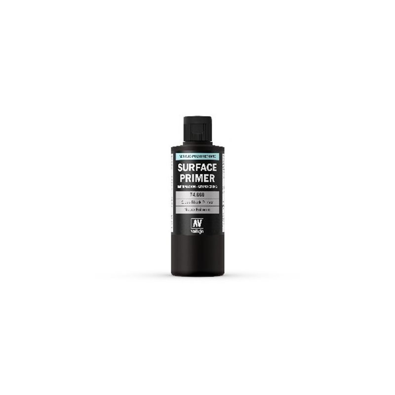 Auxiliary Gloss Black Primer, 200ml.