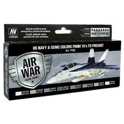 Model Air US NAVY & USMC Colors from 70's 17 ml. 