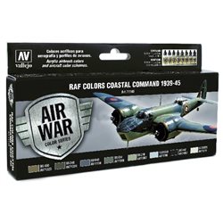 Model Air set Coastal Command 1939-45 8x17ml