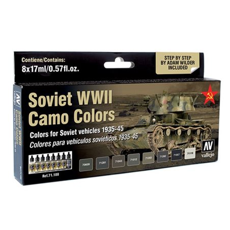 Soviet WWII Camo colors 8x17ml