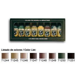 AFV color series, Umtarnfarben 8x17ml